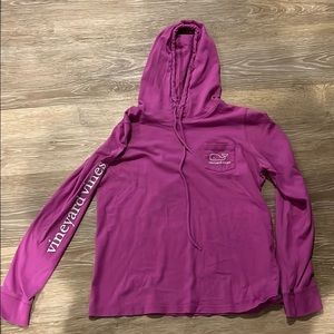 Vineyard Vines Size small pink cotton hoodie